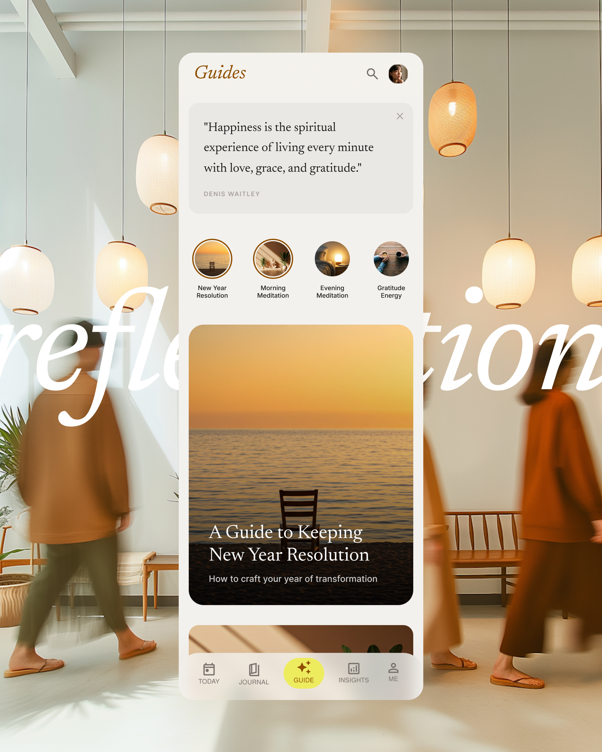 Reflection app